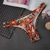 Underpants Men's Sexy Big Bag Pocket Printed Underwear U Bulge Pouch Briefs Mini Low Waist Breathable Panties Sissy Male Bikini