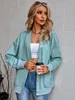 Women's Blouses Wear Autumn And Winter 2023 Fashion Casual Cardigan Collarless Shirt Top