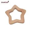 COSKISS 10PCS HENDMANDE BEECH WOODEN TEETHE BABY BIBY BEAD TOYS DIY CRAFTS Pendant Pundant Pacifier Chain Association 231225