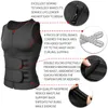 Men Waist Trainer Sauna Vest Fitness Corset Abdomen Slimming Body Shaper Belly Reducing Shapewear Burn Fat Shirt Trimmer Belt 231225