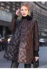 Женская кожа 2023 настоящая куртка для овчины Женщины Осень Зимние пальто