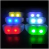 Andere Event Party Supplies 15 Farbfernbedienung LED Sile Armbänder Armband RGB Wechsel mit 41 Tasten 400 Meter 8 Bereich Luminou Dhzoy