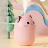 Humidifiers Portable 200ml Air Humidifier Cute Kawaii Aroma Diffuser With Night Light Cool Mist For Bedroom Home Car Purifier Humificador