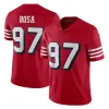 2023 New San Francisco''49ers''football Jersey 5 Trey Lance 97 Nick Bosa 85 George Kittle 19 Deebo Samuel 80 Jerry Rice 54 Fred Warner 13 Br