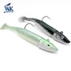 Soft Bait KIT with 120g JIG 14.5cm Paddle Tail for Rock Fish Cod Pollock Trolling Fishing Lure 7.3inch 150g Boat Fishing Vinyl 231225