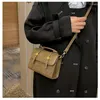 Evening Bags Women Leather Satchel Shoulder Bag British Style Ladies Commute Flap Messenger Crossbody Purse College Student Small Handbag