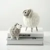 filled sheep small ornaments creative ins bedroom desktop home furnishings statue miniature crafts Holiday gifts easter Figurine 231222