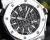 Дизайнерские мужские часы для роскошного оборудования запястья 42 -мм автоматические движения часы восьмиугольные рамки 316L из нержавеющей стали водонепроницаемые сапфировые высококачественные часы