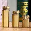 ZORRO New Metal Brass Little Punk Kerosene Lighter Vintage Personalized Grinding Wheel Mini Portable Lighter Smoking Accessories