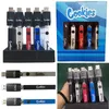 Cookies Backwoods Quad Battery 510 Tråd 500mAh Botten laddningsbar förvärm VV 3.3V-4,2V USB-laddare med Display Box 20PC/Pack Device-kit