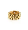 Cluster Rings European and American Titanium Steel Ring Chain Design Hip Hop Jewelry Ladies Simple Wind8337966
