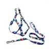 Dog Collars Chest Harness Pet Supplies Accessories Strap Braces Cat Vest Breathable Walk Back Rope Collar