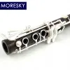 Moresky Clarinet BB Wood Ebony Silver Plated 17 키 Grenadilla Sib Klarnet M601