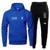 Designer Fashion Men Tracksuit Long Sleeve Hoodie Pants Trackpants Street Casual Sports Style Running Basketball Men and Women Y2K1