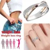 Magnetic Weight Loss Ring Health Fitness Jewelry Fat Burning Design Opening Therapy Fashion252L