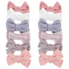 Bandanas 12pcs Girls Haarbögen DIY Haarbänder süßes Stirnband für Babykinder