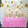 Tutu TableCloth Table Table Skirt Bright Tulle Wedding Deginations for Birthday Banquet Bridal Shower 231225