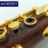 Moresky Red Wood Professional Clarinet Rosewood BB Połączone złoto klawisze Mopane Sib Klarnet