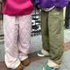 女性用パンツディープタウンフリースブラシ冬の温かい韓国ファッション