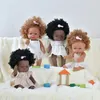 14 tum All Silicone Baby Regeneration Doll Soft Lifespan Baby Toy American Baby Regeneration Black Baby Doll Vinyl Baby Doll Toy Girl 231225