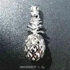 Vendre un collier pendentif à l'ananas argenté de haute qualité 925 Sterling Silver