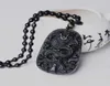 Drop Black Obsidian Dragon Necklace Pendant Jade Pendant Jewelry Lovers Pendant Lucky Amulet2618316