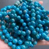 Strand Natural Blue Apatite Beads Pulsera Pulsera Festival de vacaciones de piedra Presente Dropship 1pc