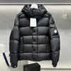 Men's Down Parkas Monclairer Vezere 2023 Nueva chaqueta de invierno para hombre Diseñador Chaqueta de plumón Hombres Brazo Bolsillo Insignia con capucha Puffer Abrigo cálido Tamaño 1--5u6o7