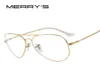 Entiers Merry039 Fashion Men Titanium Eyeglasses Frames Men Titanium Eyeglass Gold Shield Cadre avec lunettes 2 Color3054540