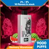 Originale HAPP 9k 9000 soffi monouso Vape grande capacità 14ml 2% 5% NIC sale e liquido E sigaretta 500mAh batteria ricaricabile LED Smart Screen Ecig