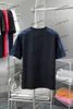 xinxinbuy 2024 hommes designer tee t-shirt double lettre imprime roma couche couche à manches courtes coton femmes noir blanc bleu xs-3xl