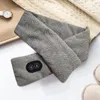 Scarves USB Electric Heated Scarf 3Gear Heating Thermal For Women Unisex Neckerchief Neck Shawls Warmer Echarpe Femme