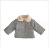 Down Coat 2023 Baby Winter For Boys And Girls Korean Edition Checkered Little Bear With Cotton Clip Warm Thickened Childrens Clothes D Otyvf