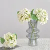 Fleurs décoratives de la soie artificielle Hortengea Bride Bouquet Mariage Home Année Accessoires pour arrangement de plantes Vase Plantes Décor