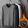 Innere Kleidung Unterwäsche Basic Slim Muscle UnderShirt Bluse T -Shirt Long Herren Ärmeln Wärme Aktivkleidung Tops Hals Verschleiß 231225