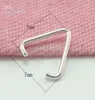 100PCSLOT 925 STERLING SILVER PINCH CLIP CLIP CLOSPフック調査結果コンポーネントペンダントDIYクラフトジュエリー06x7x7mm WP0605965559