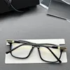 Luxe concis hommes d'affaires lunettes cadre italie planche carrée fullrim métal décoré56-17-140 myopie prescription lunettes lunettes fullset design case