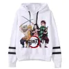 Sweatshirts Dämon Slayer Kimetsu no yaiba Männer/Frauen Hoodies Anime Unisex Ästhetik 90er Nezuko Zenitsu Tanjiro Sweatshirt Casual Male Motor