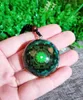 Colliers Orgonite Pendentif Malachite Cristal Quartz Collier pour Protection Emf Chakra Guérison Bijoux Cadeau