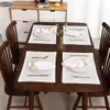 12 pcs White Napkin Table party Wedding Tablecloth Restaurant Household CottonLinen table Mat 231225