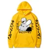 Chainsaw Man Mit Kapuze Sweatshirts Anime Hoodie Fleece Streetwear Sweatshirt Druck Übergroße Kleidung Lose Pullover Frauen Männer