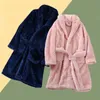 Soft Children Flannel Pajamas Autumn and Winter Pajamas for Girl Warm Kids Bathrobe Boy Sleepwear Family Matching Homewear 4-16Y 231225