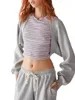 Women's Knits Bolero Shrug For Women Open Front Crop Cardigan Y2k Long Sleeve Pullover Tops Sweatshirts Outerwear