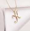 Collier délicat avec lettre K initiale, or et argent, collier avec nom Simple pour Couples, bijoux cadeaux 7691419