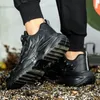 Buty robocze obrotowe dla mężczyzn stalowe buty stalowe buty oddychające buty do przebicia buty robocze unisex 231225