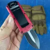 440 Blade Mini Pocket OTF Draagbare zelfverdediging Outdoor Dubbelwerkende Tactische Mes Camping Jacht Expeditie EDC Tool Vissen