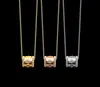 collane con pendente designer di gioielli di lusso cjewelers VC lettera farfalla quadrifoglio fiore trapano completo catene maglione caleidoscopio ne4252107
