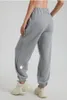 LU-1852 Autumn Fashion Brand Women Sports Pants Running Trousers Workout Jogging Long Pants