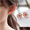 Boucles d'oreilles STÉRÉO STÉRÉO 925 SIERLE SIERLE CHOSHER BLOSSOM Resin Livraison de bijoux OT50T