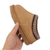 Дети малыш Tasman II тапочки Tazz Tazz Baby Shoes Chesut Fur Slides Sheecking Shearling Classic Ultra Mini Boot